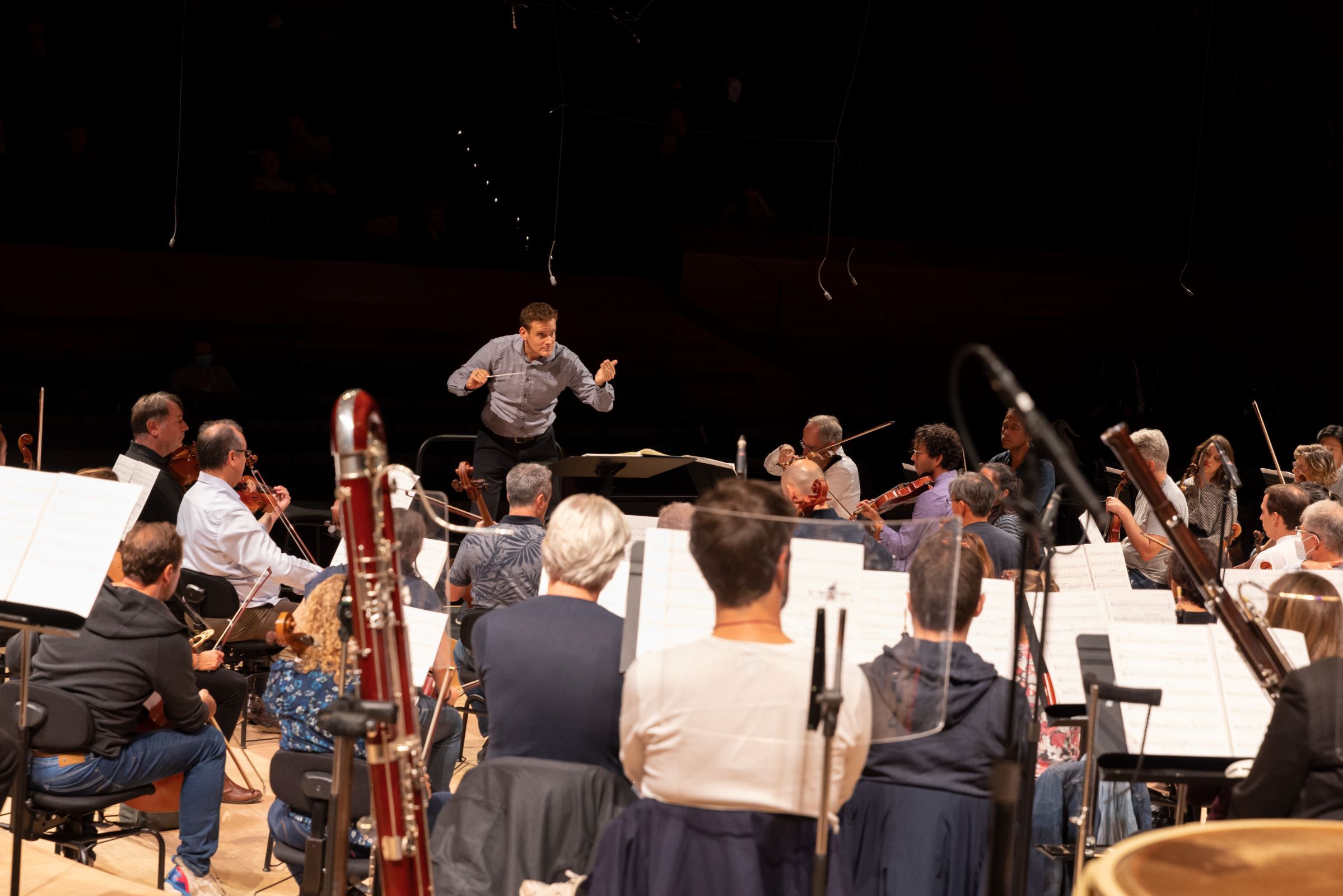 Philippe Jordan en répétition avec l'Orchestre National de France © Olivier Barrière / Radio France