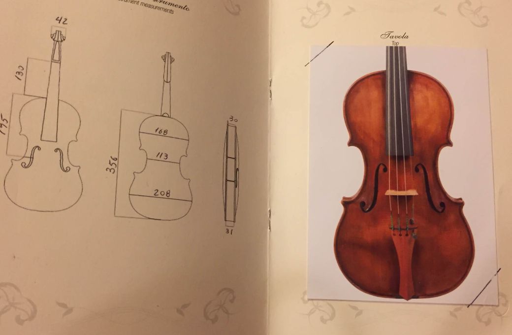 The violin's passport of authenticity &copy; Alison Karlin | Bachtrack Ltd