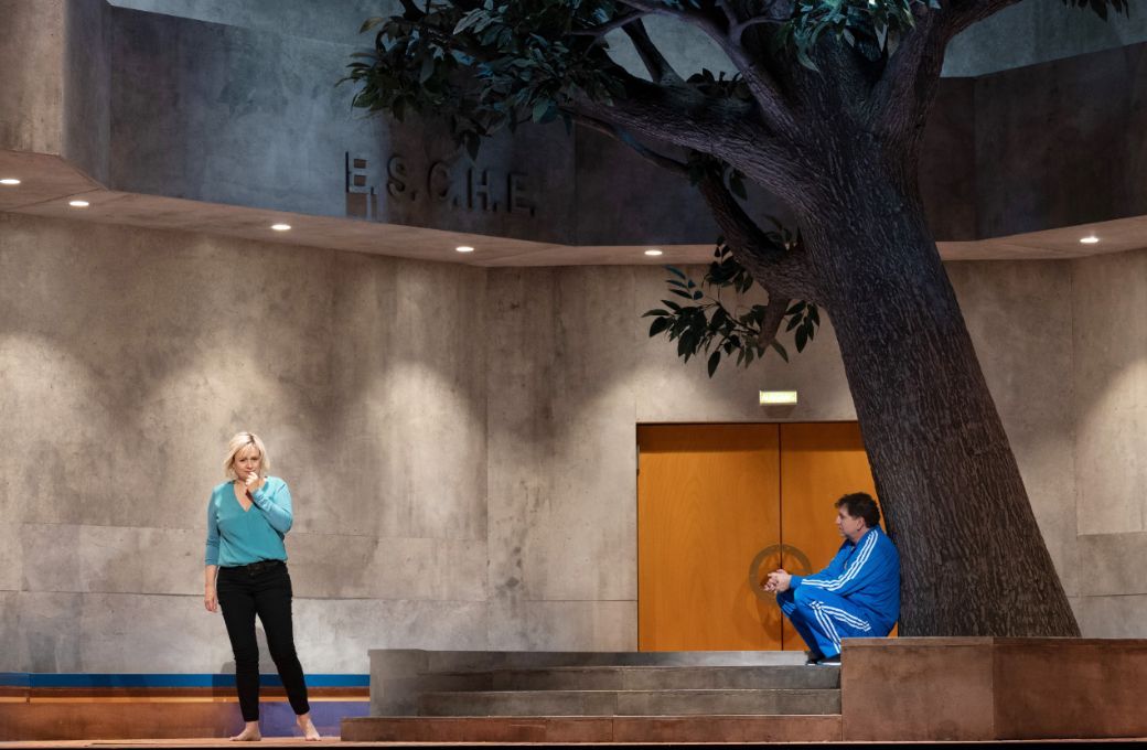 Anja Kampe (Br&uuml;nnhilde) und Andreas Schager (Siegfried) &copy; Monika Rittershaus