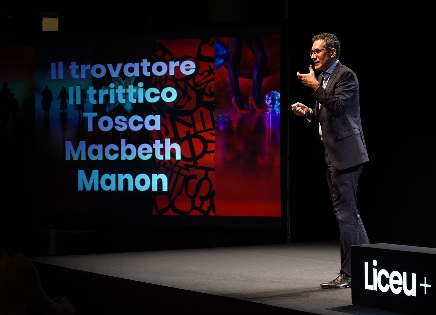 Valent&iacute; Oviedo at the launch of Liceu+LIVE &copy; A. Bofill