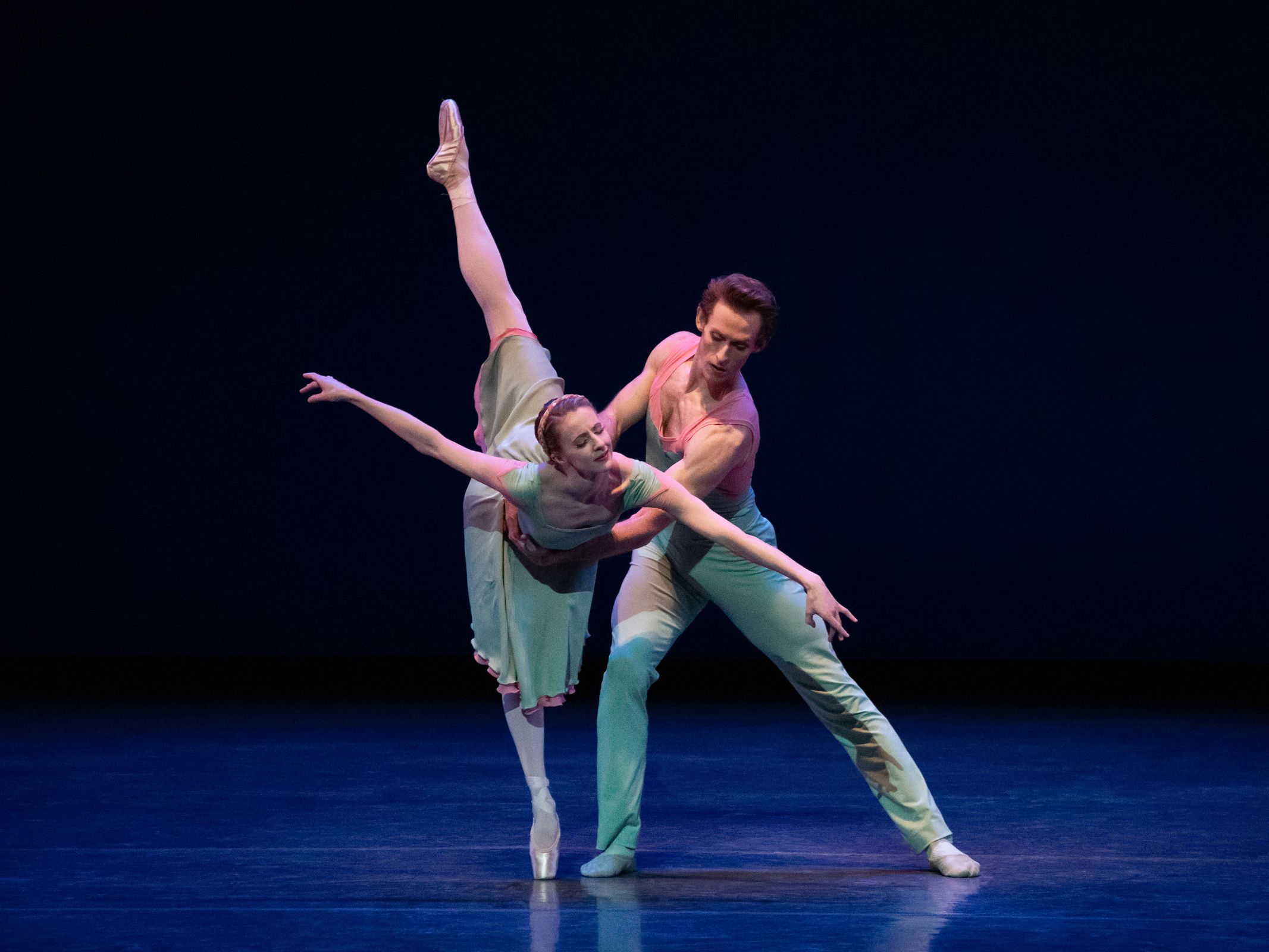 Sterling Hyltin and Adrian Danchig-Waring in <i>Concerto DSCH</i> &copy; Erin Baiano