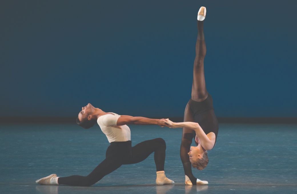 Taylor Stanley and Sara Mearns in <i>Stravinsky Violin Concerto</i> &copy; Rosalie O&rsquo;Connor