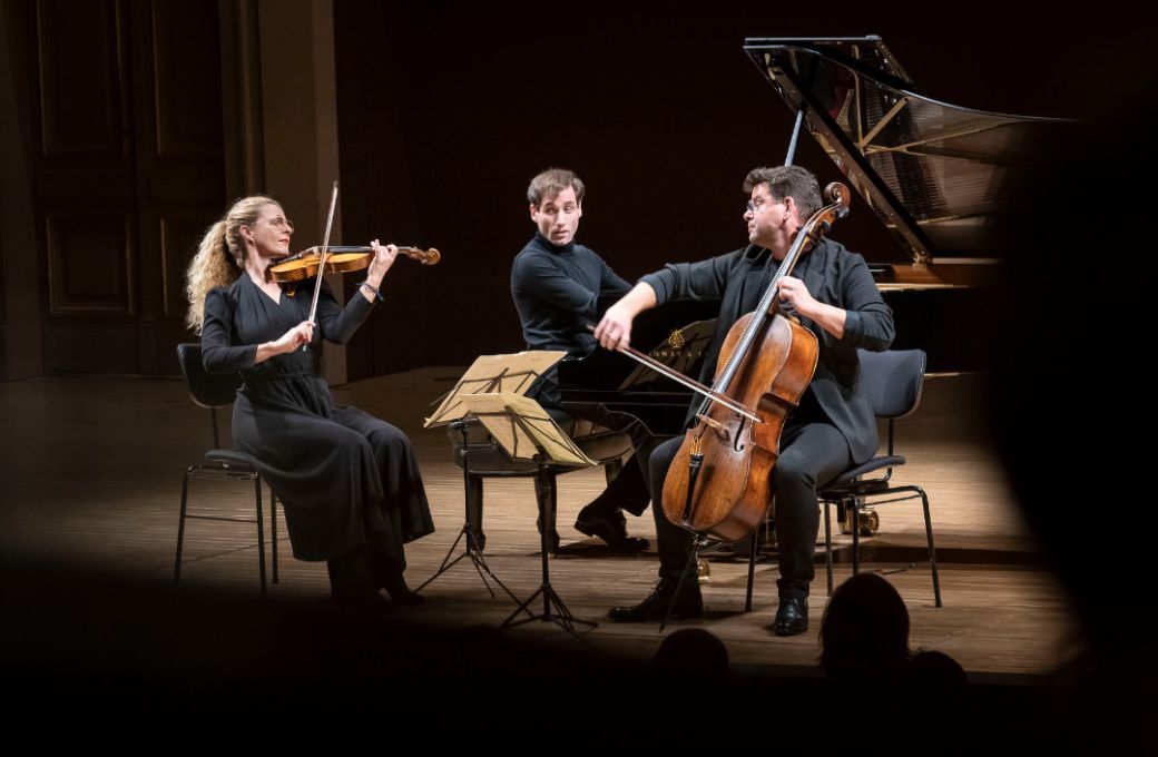 Veronika Jarůšková, Boris Giltburg and Peter Jarůšék &copy; Petra Hajská