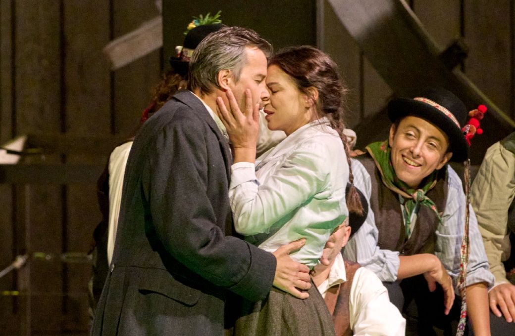 Michael Laurenz (Štewa) und Asmik Grigorian (Jenůfa) © Wiener Staatsoper | Michael Pöhn