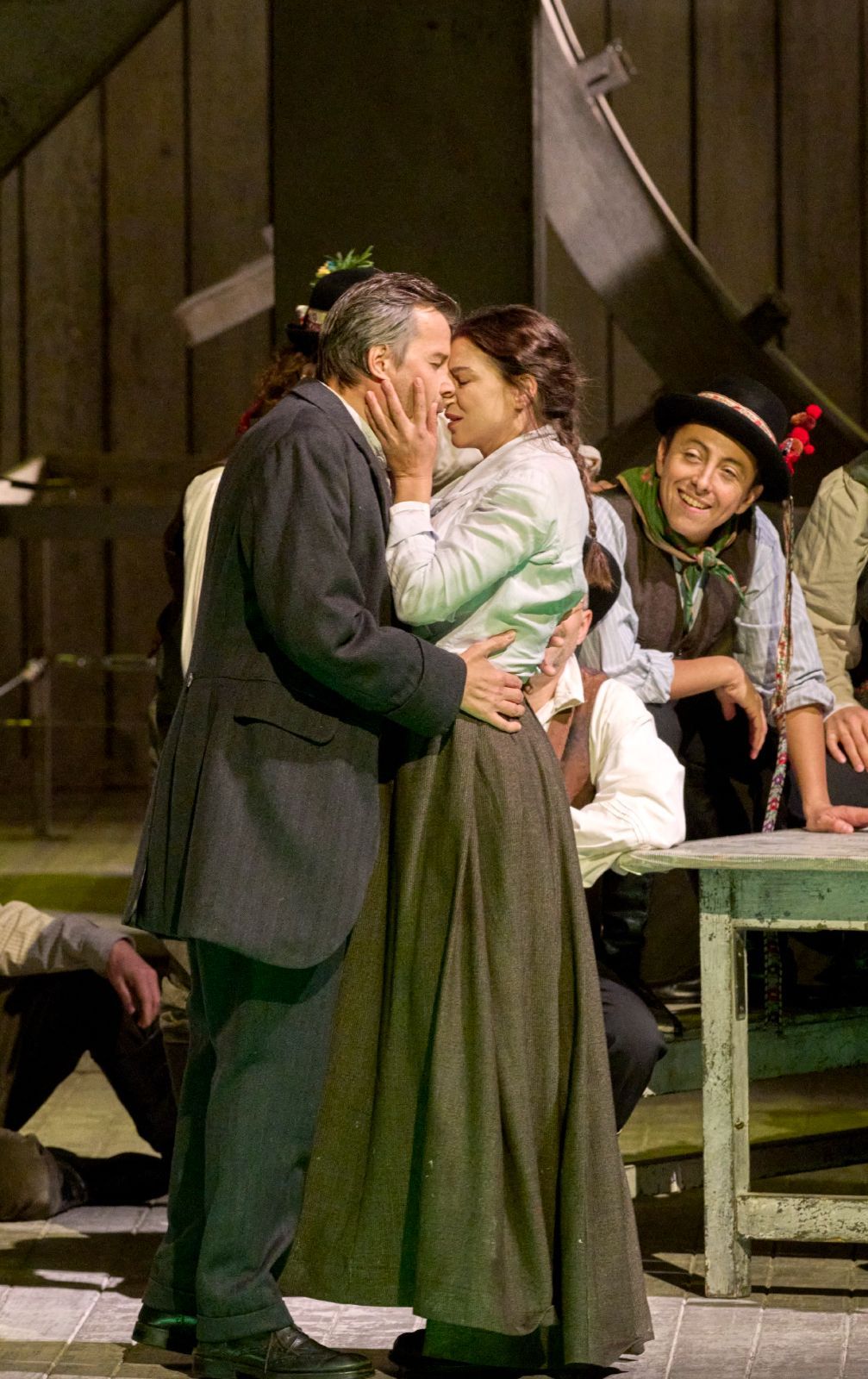 Michael Laurenz (Štewa) und Asmik Grigorian (Jenůfa) © Wiener Staatsoper | Michael Pöhn