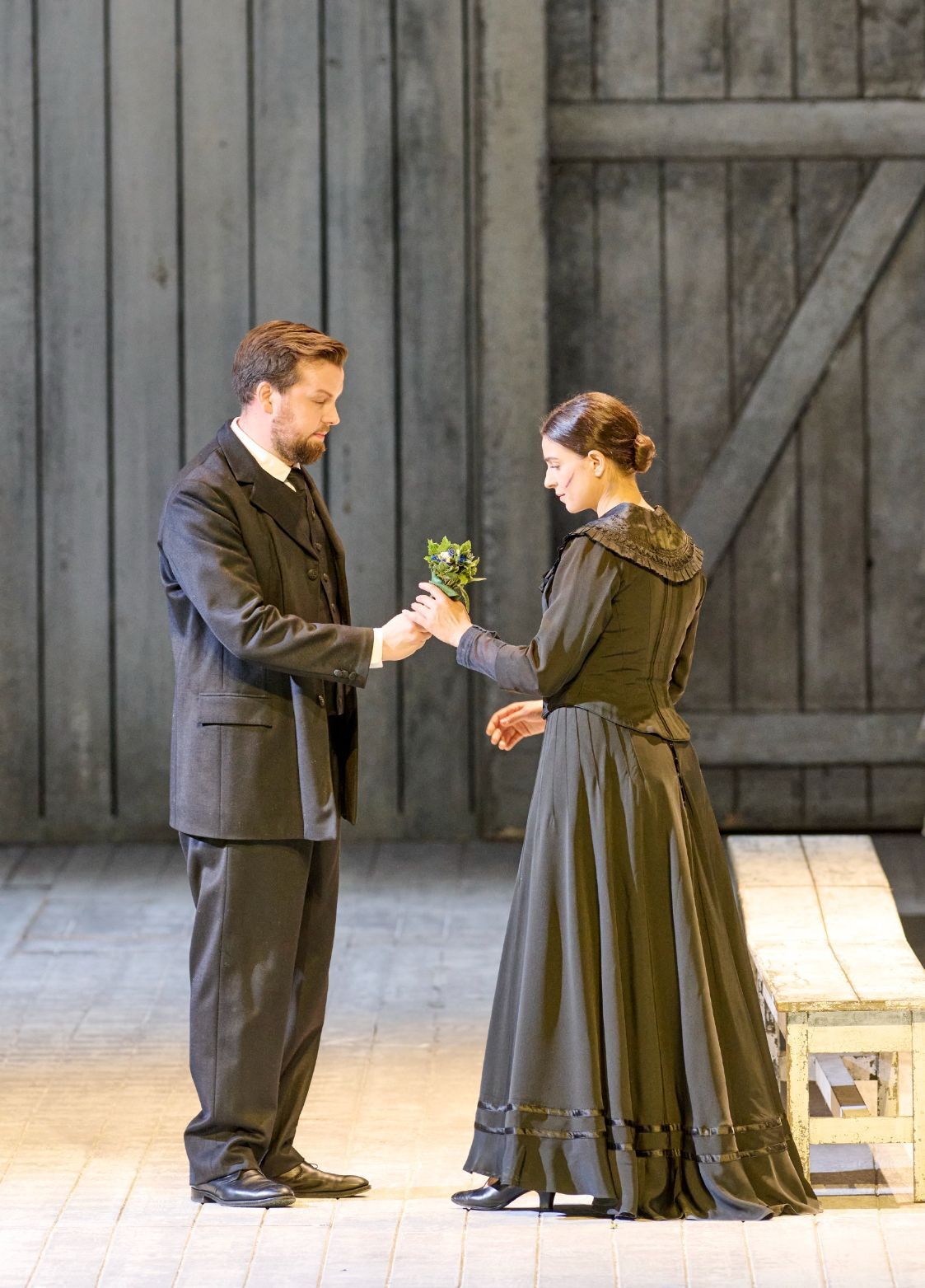 David Butt Philip (Laca) und Asmik Grigorian (Jenůfa) © Wiener Staatsoper | Michael Pöhn