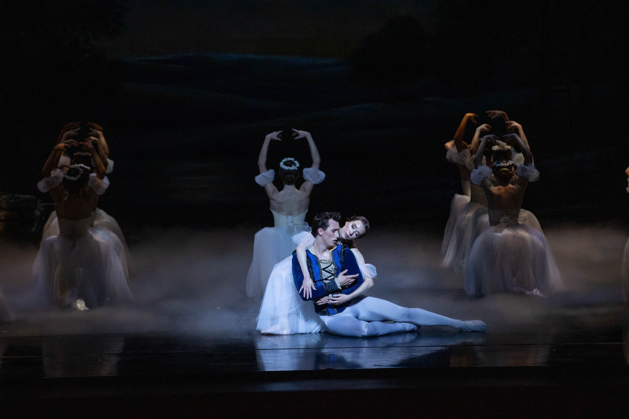 Kaleena Burks (Giselle) and Andrew Vecseri (Albrecht) &copy; Brett Pruitt &amp; East Market Studios