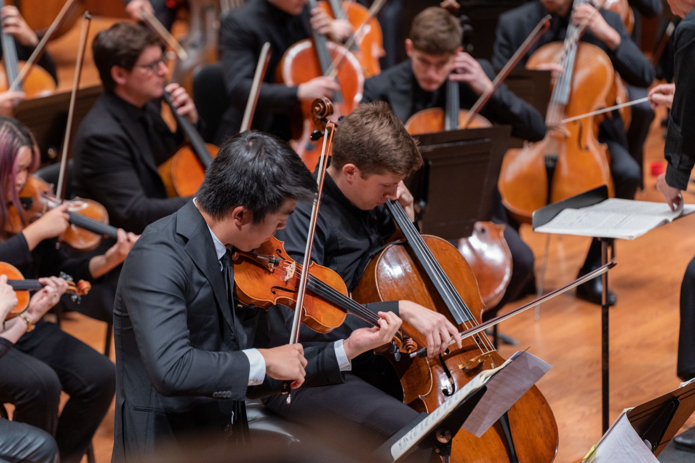 Kevin Lin and Austin Huntington &copy; Luke Cooley | Indianapolis Symphony Orchestra