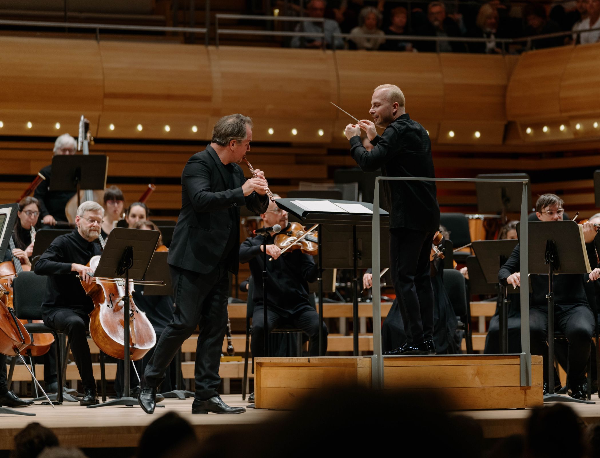 Emmanuel Pahud, Yannick Nézet-Séguin and the Orchestre Métropolitain &copy; François Goupil