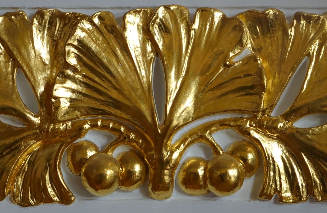 Gold Column decoration at Latvian National Museum &copy; David Karlin | Bachtrack Ltd