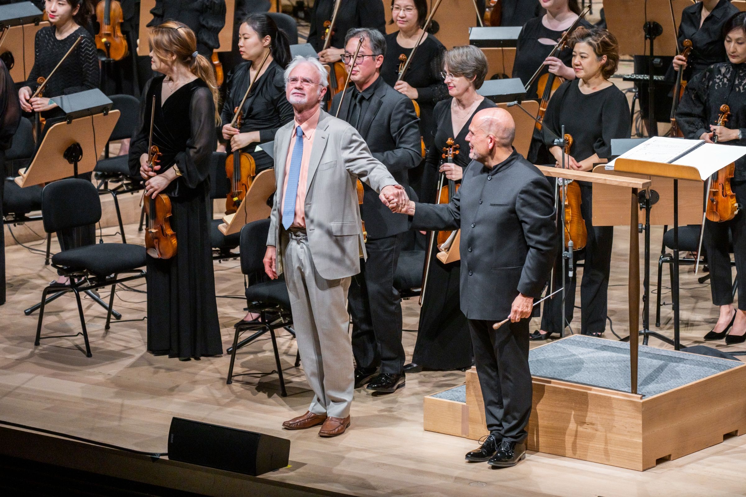 John Adams, Jaap van Zweden and the New York Philharmonic © Chris Lee