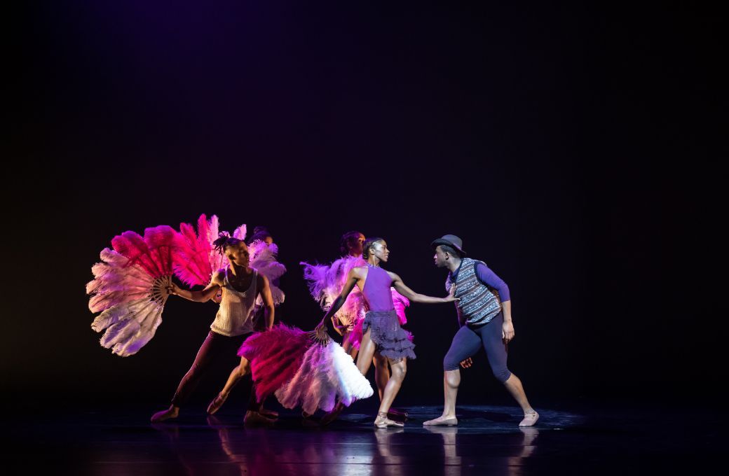 Ebony Thomas, Isabela Coracy, Cira Robinson and Alexander Fadayrio in <i>Say It Loud</i> &copy; ROH | Bill Cooper