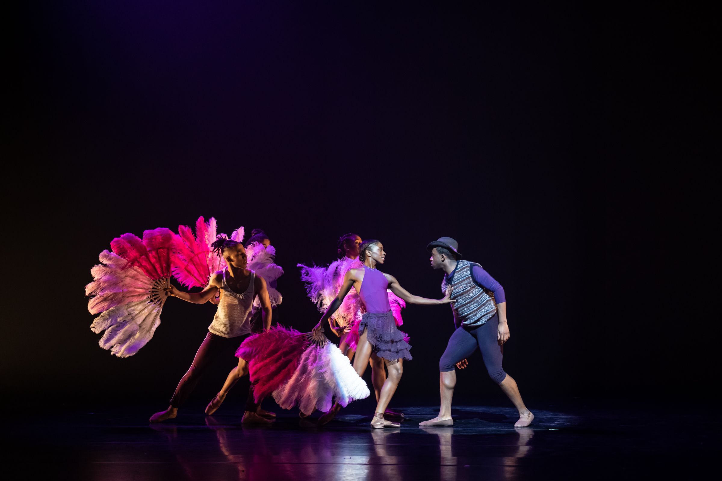 Ebony Thomas, Isabela Coracy, Cira Robinson and Alexander Fadayrio in <i>Say It Loud</i> &copy; ROH | Bill Cooper