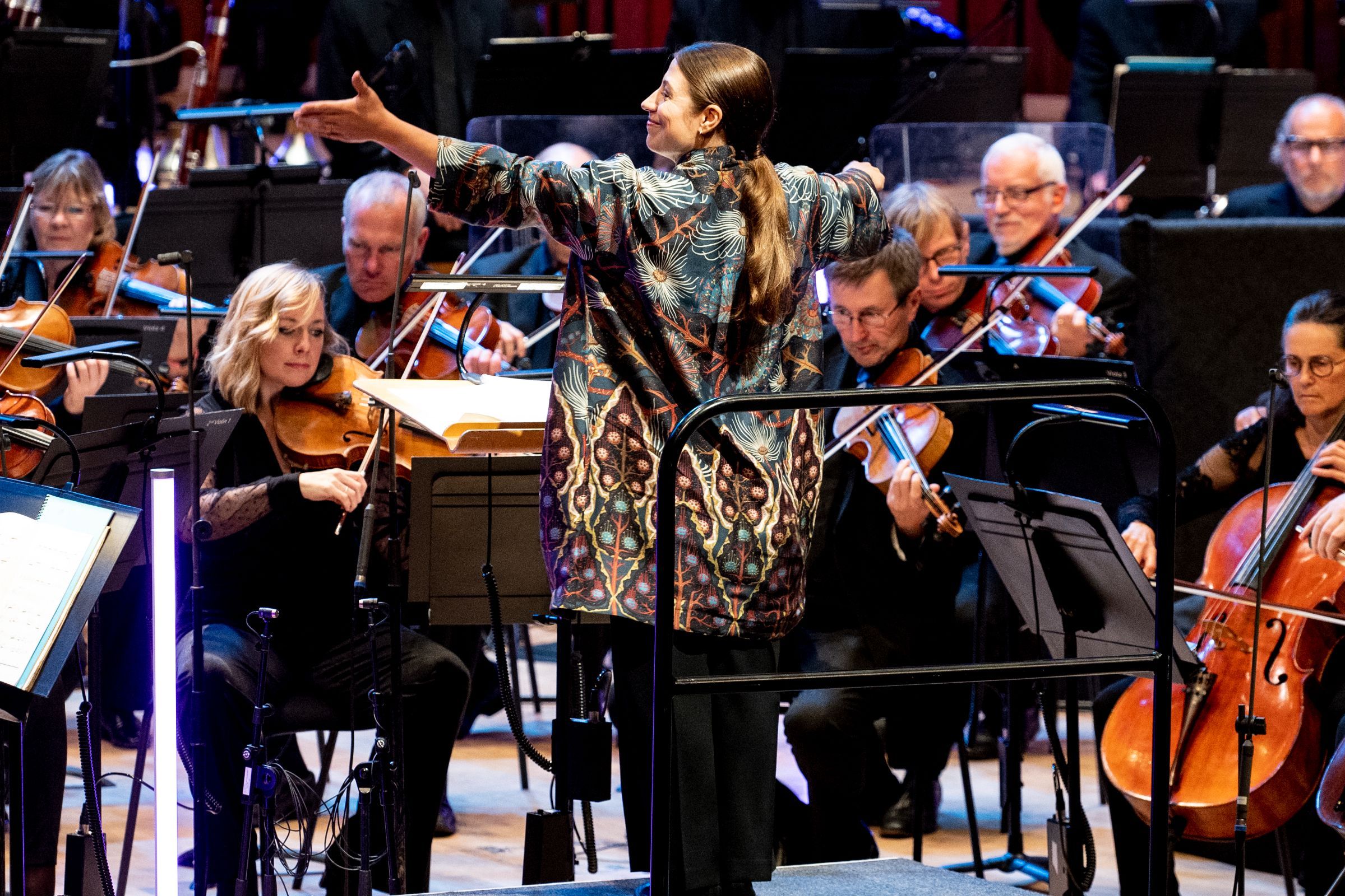 Dalia Stasevska conducts the BBC Symphony Orchestra &copy; BBC | Sarah Louise Bennett