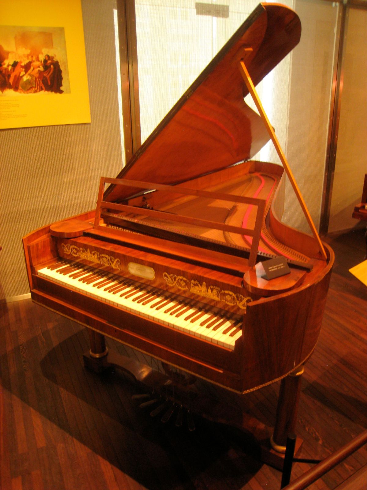Six-pedal Angst fortepiano in Musical Instrument Museum, Brussels © Daderot | Wikimedia Commons
