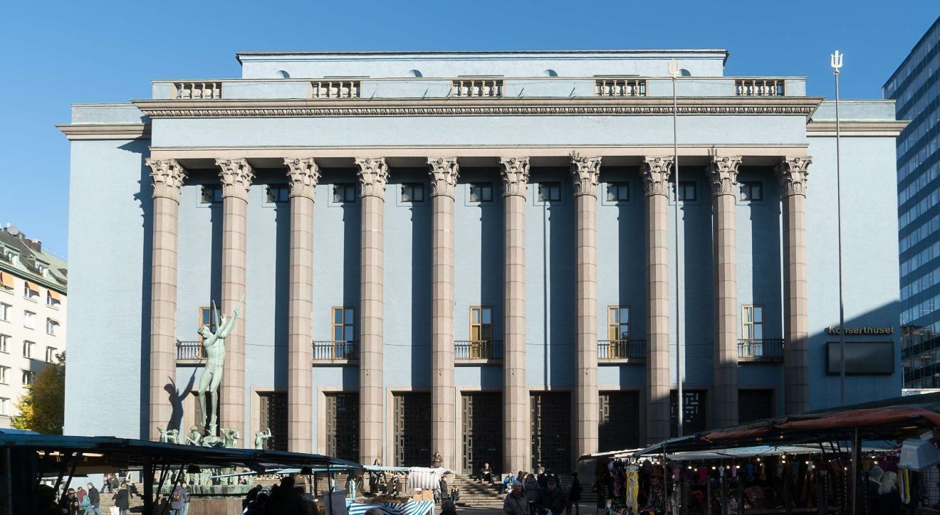 Facade of the Konserthuset &copy; David Karlin