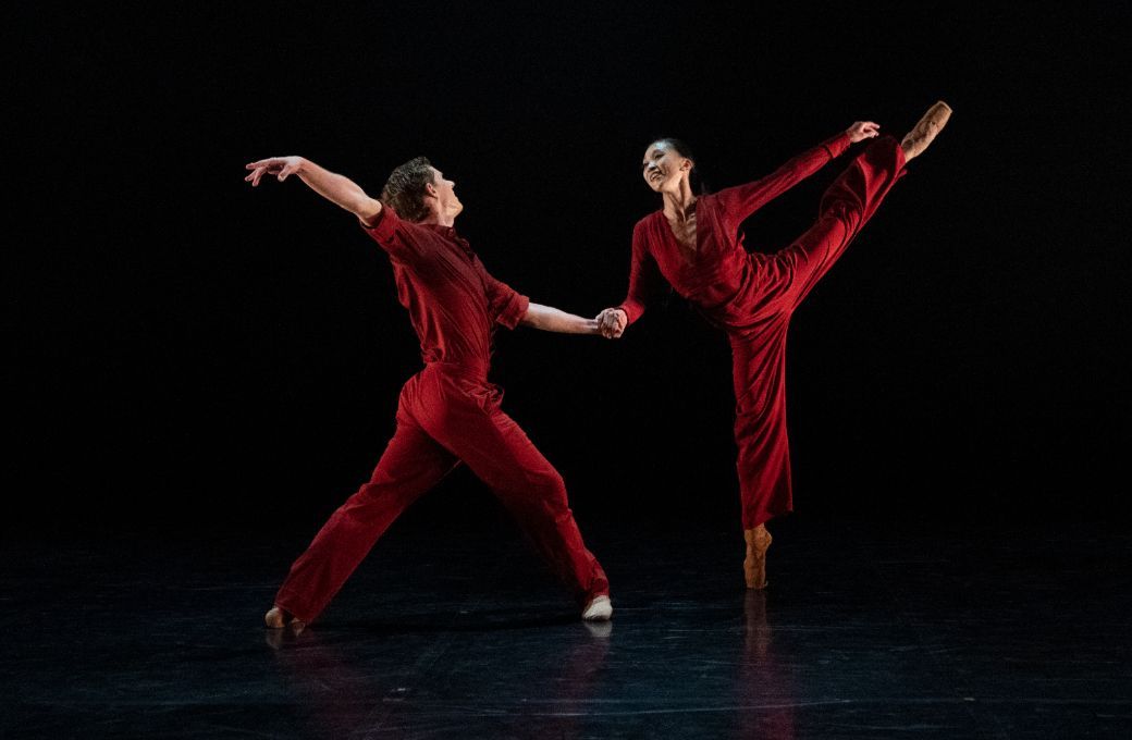 Jonathan Hanks and Minju Kang in <i>Nostalgia</i> © Emma Kauldhar