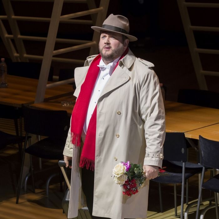 James Rutherford as the Dutchman in the 2015 M&uuml;pa Budapest production of <i>The Flying Dutchman</i> &copy; Janos Posztos