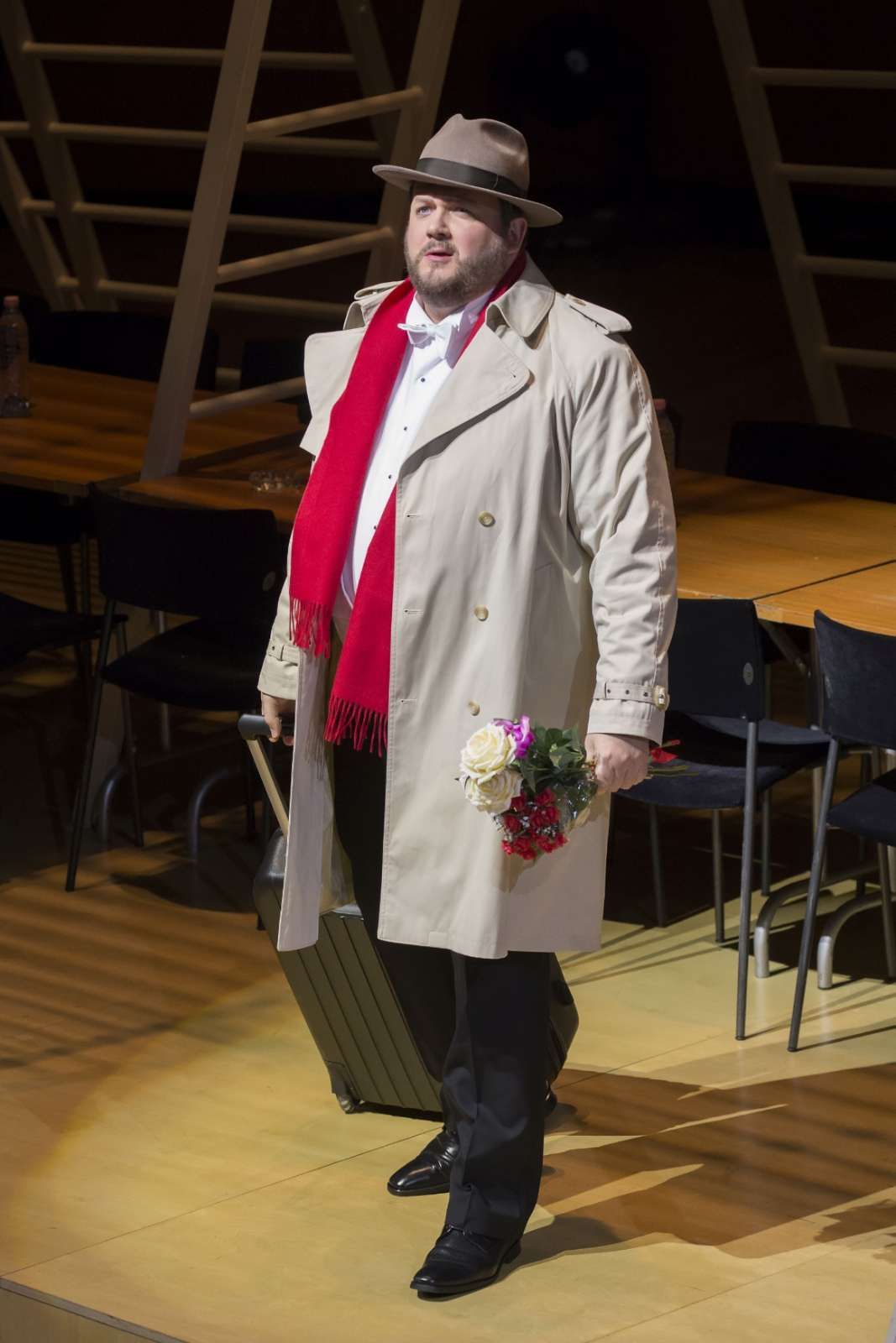 James Rutherford as the Dutchman in the 2015 Müpa Budapest production of <i>The Flying Dutchman</i> &copy; Janos Posztos