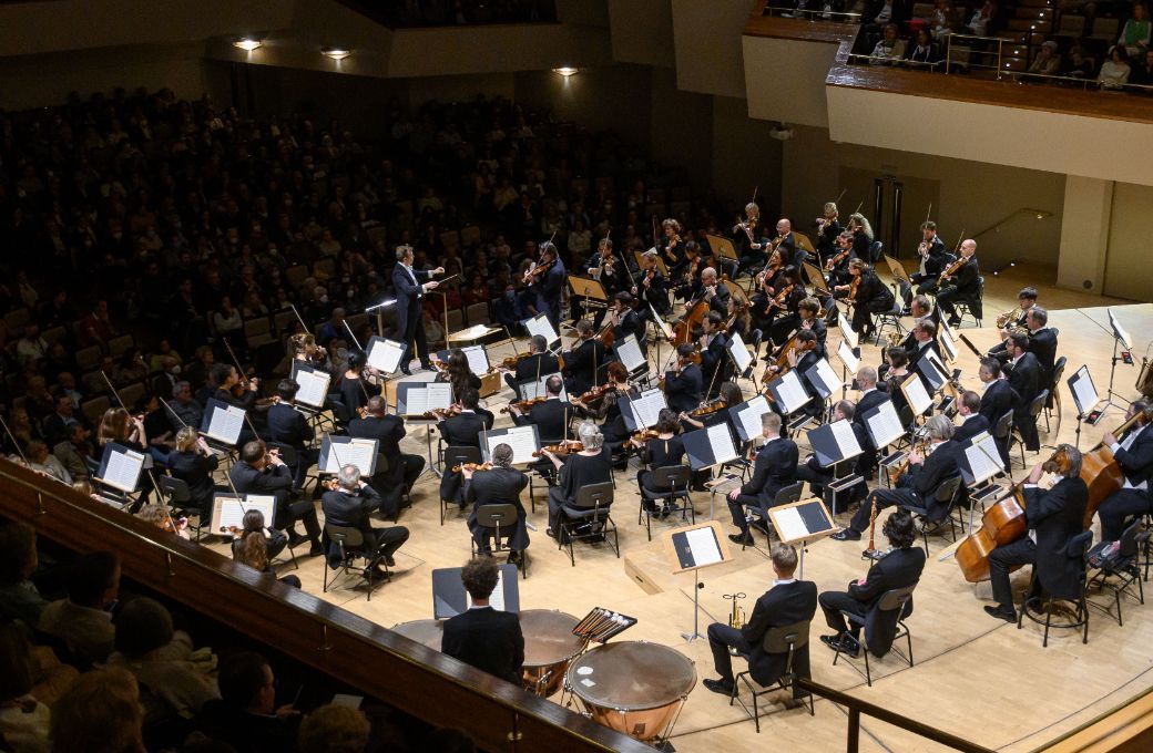 Daniel Harding, Leonidas Kavakos y la Royal Concertgebouw Orchestra en el Auditorio Nacional &copy; Rafa Mart&iacute;n | Iberm&uacute;sica