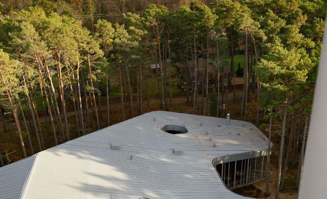 Arvo Pärt Centre seen from its observation tower © Bachtrack Ltd | David Karlin