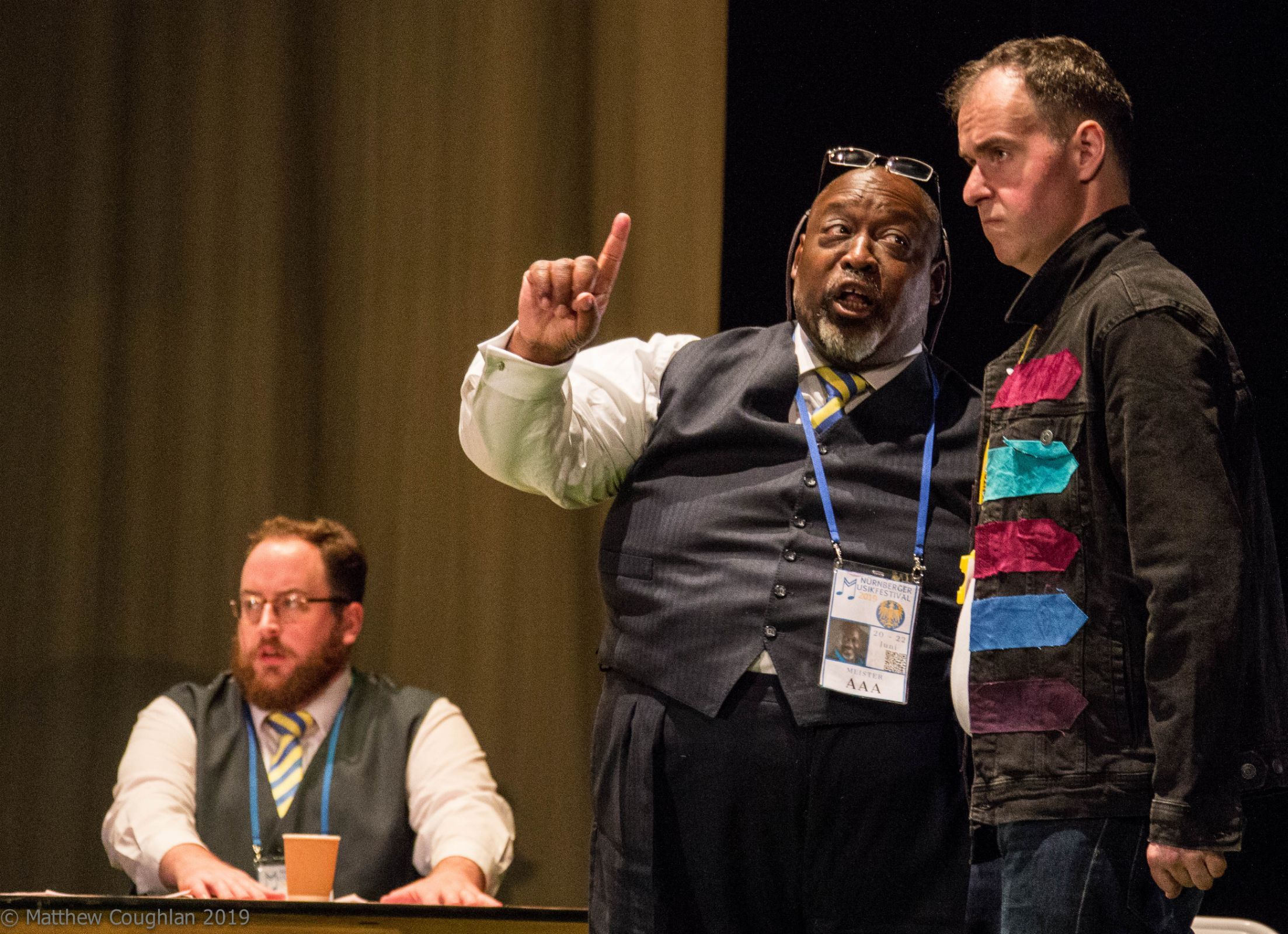 Keel Watson as Hans Sachs in <i>Die Meistersinger</i>, Fulham Opera 2019 © Matthew Coughlan
