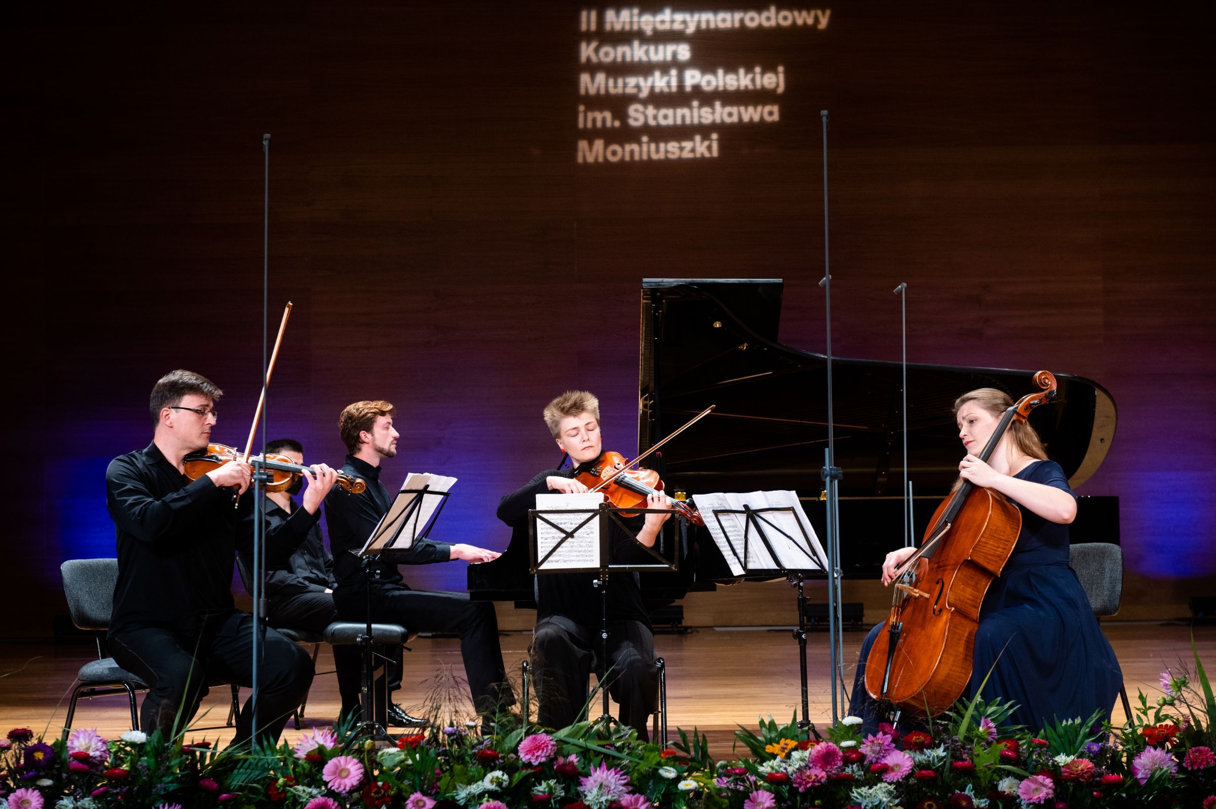 Chamber music competitors at the IPMC 2021 &copy; Filip Błażejowski