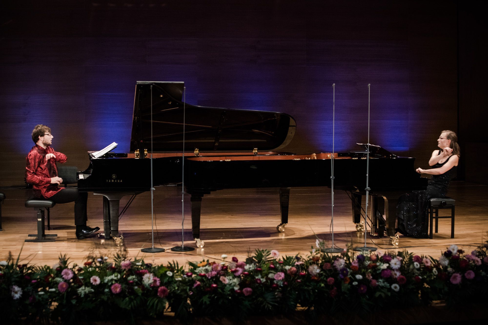 Książek Piano Duo, Chamber category winners IPMC 2021 &copy; Wojciech Grzędziński