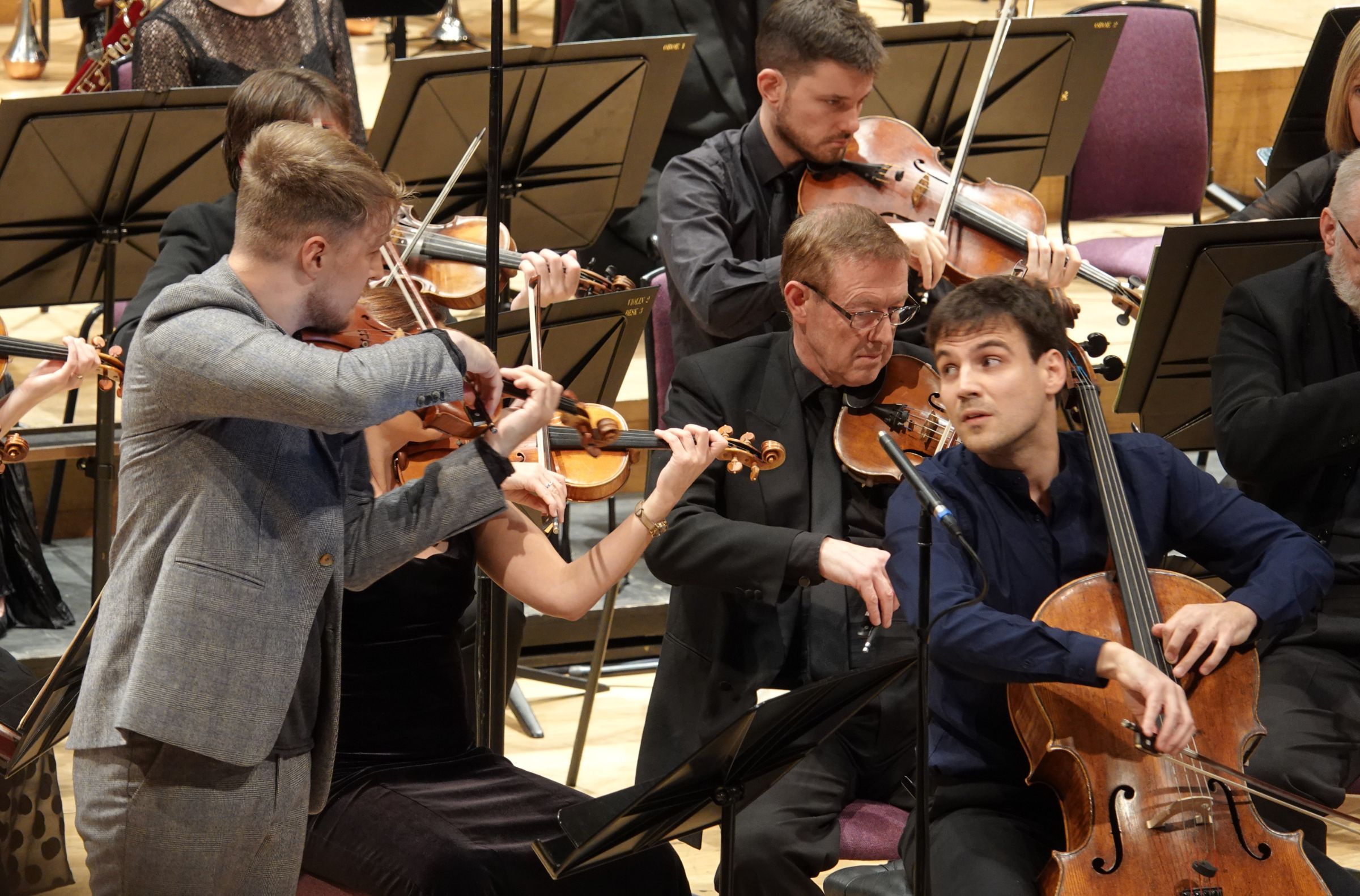 Daniel Pioro and Victor Julien-Laferrière © BBC Philharmonic