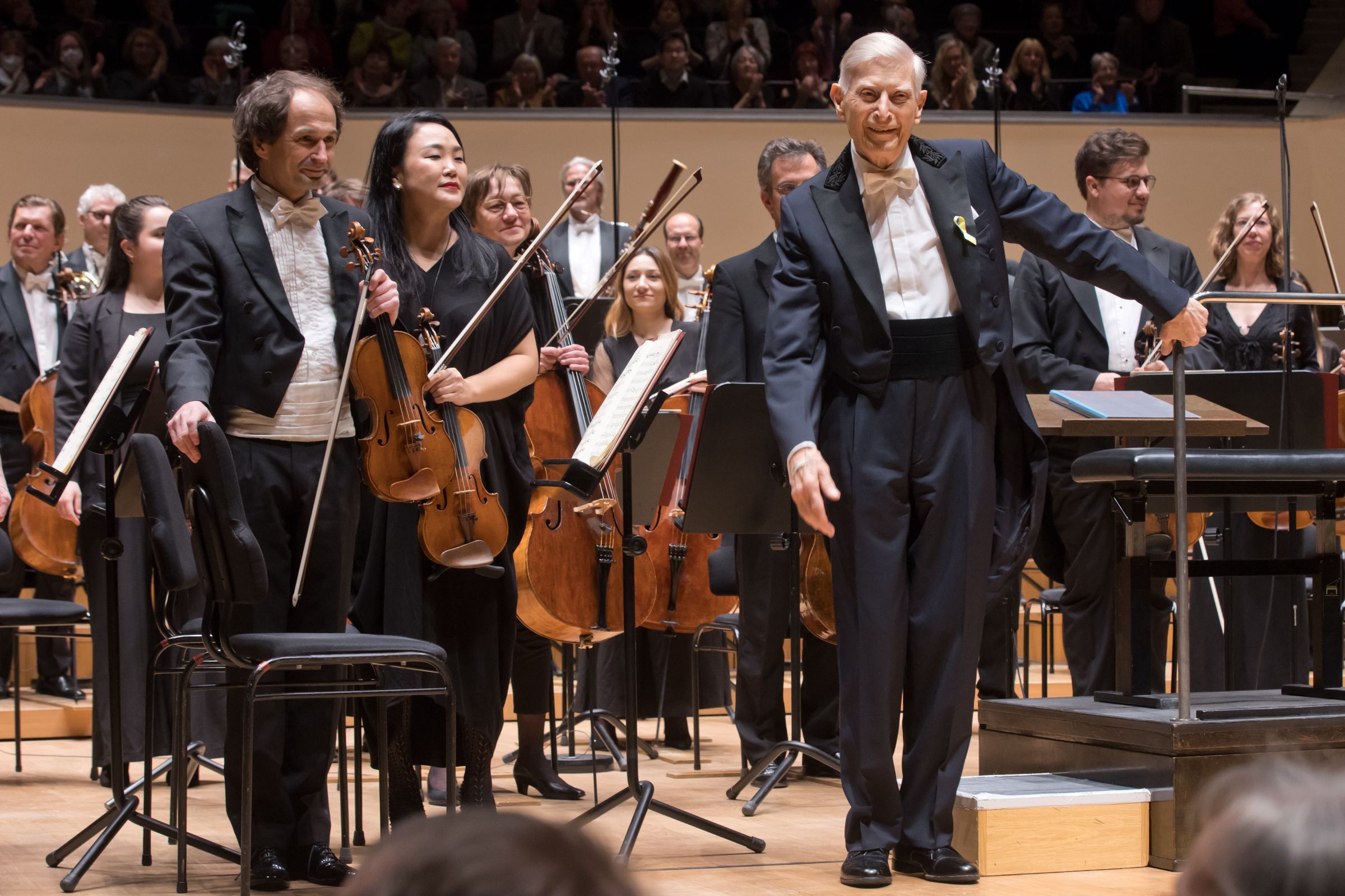Herbert Blomstedt and the Gewandhaus Orchestra &copy; Gert Mothes
