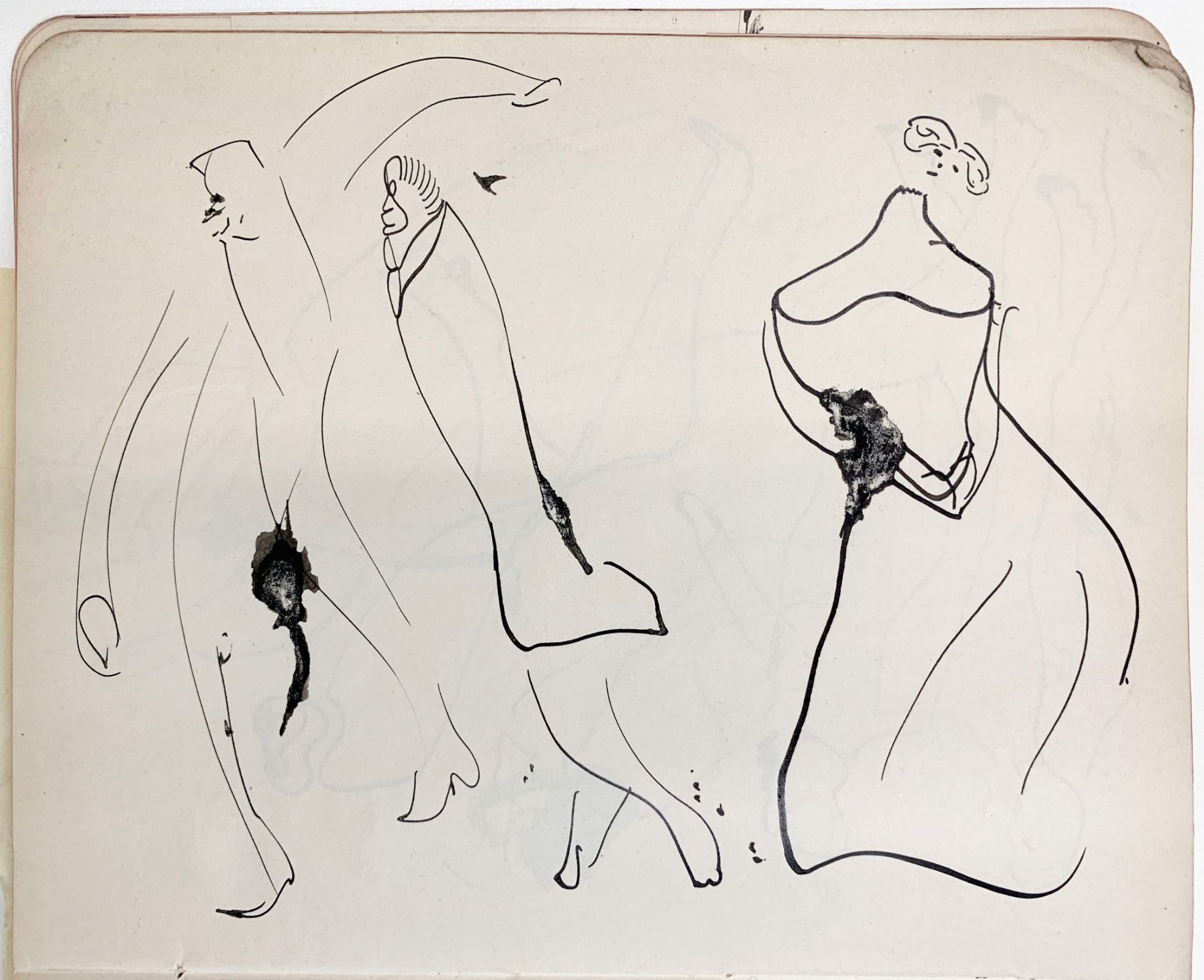 Drawing by Franz Kafka &copy; Public Domain | National Library of Israel