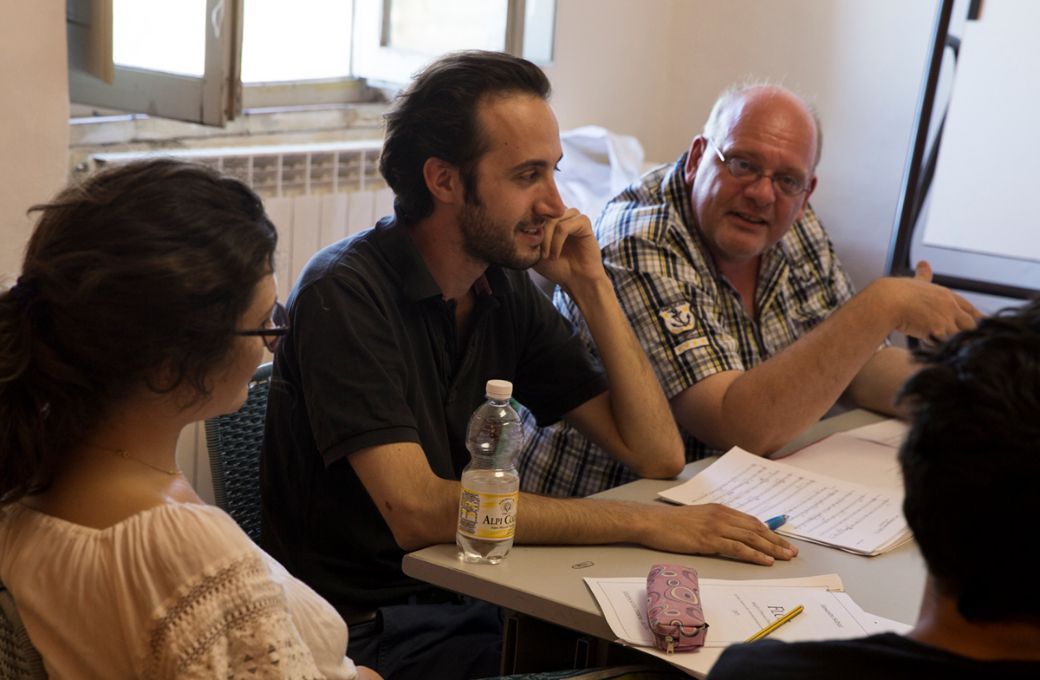 Detlev Glanert teaching at Montepulciano &copy; Irene Trancossi