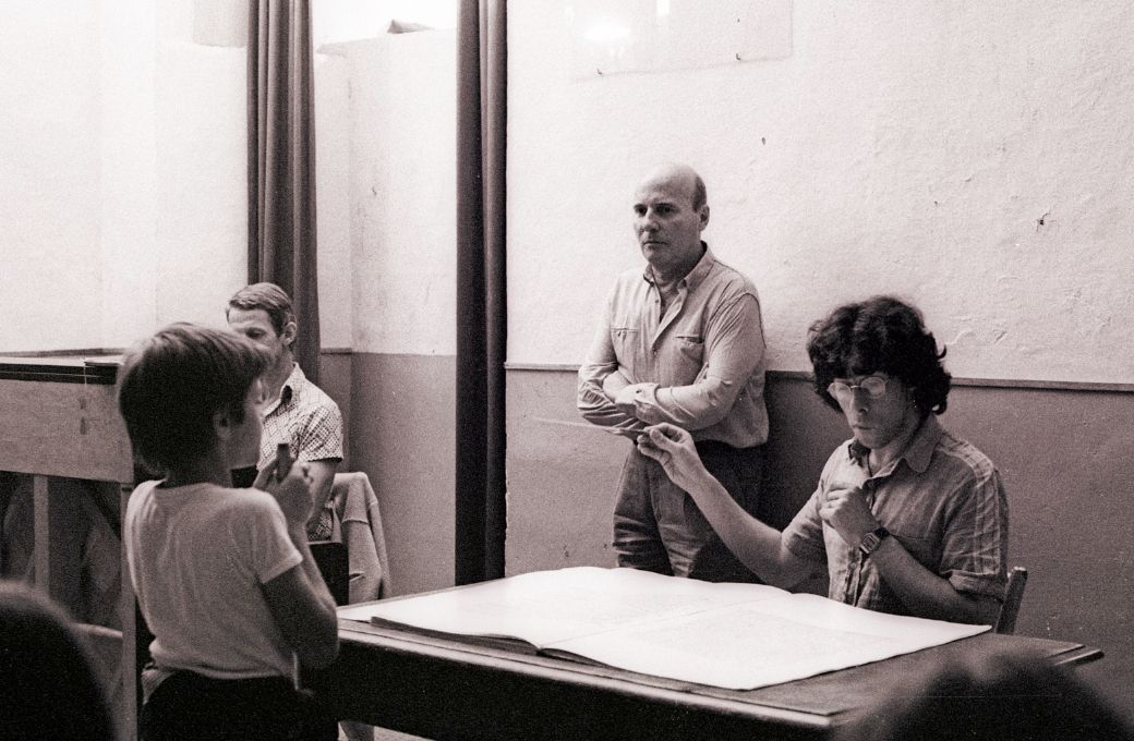 Hans Werner Henze, Glanert&rsquo;s teacher, rehearsing in Montepulciano in the 1970s &copy; Paolo Barcucci