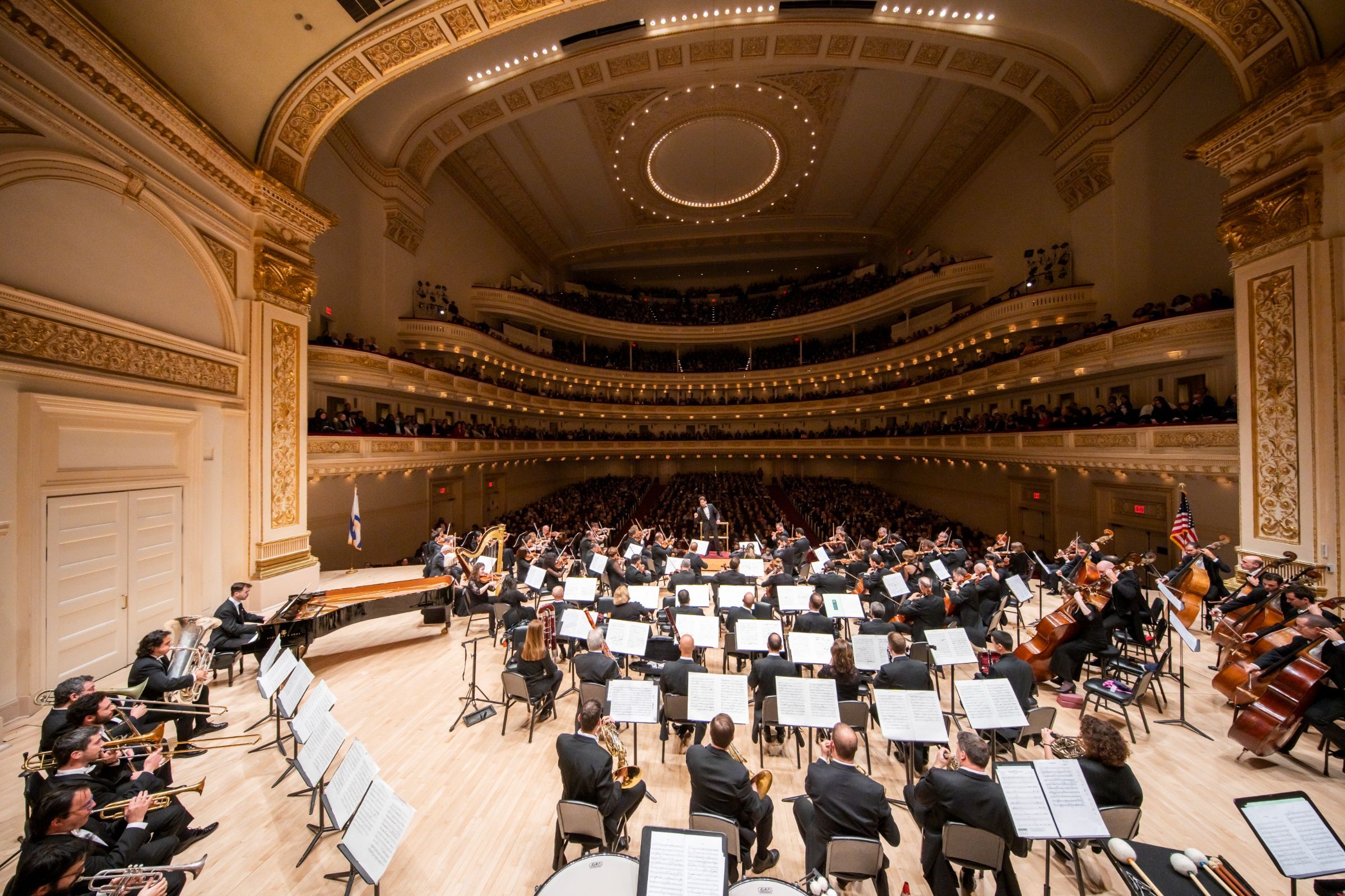 Lahav Shani conducts the Israel Philharmonic Orchestra &copy; Chris Lee