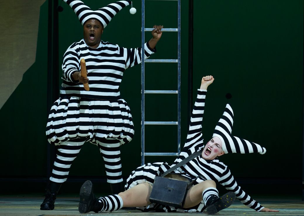 Siyabonga Maqungo (Vitaliano) and Helena Rasker (Andronico) &copy; Matthias Baus