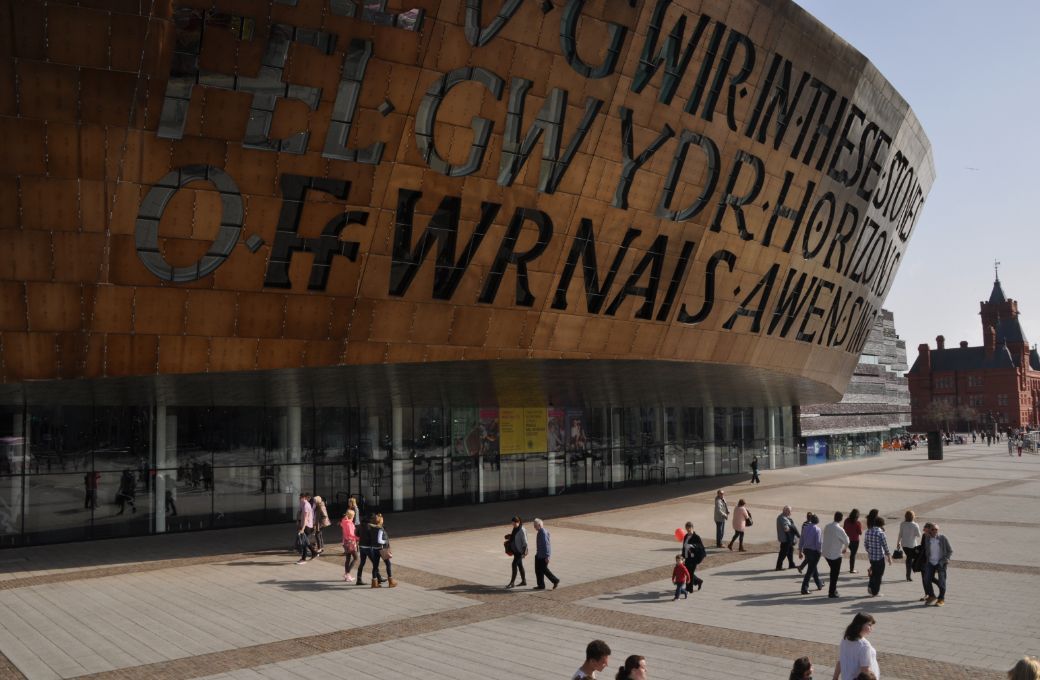 &ldquo;In these stones, horizons sing.&rdquo; Wales Millennium Centre, WNO&rsquo;s home in Cardiff. &copy; Lewis Clarke | Wikimedia Commons