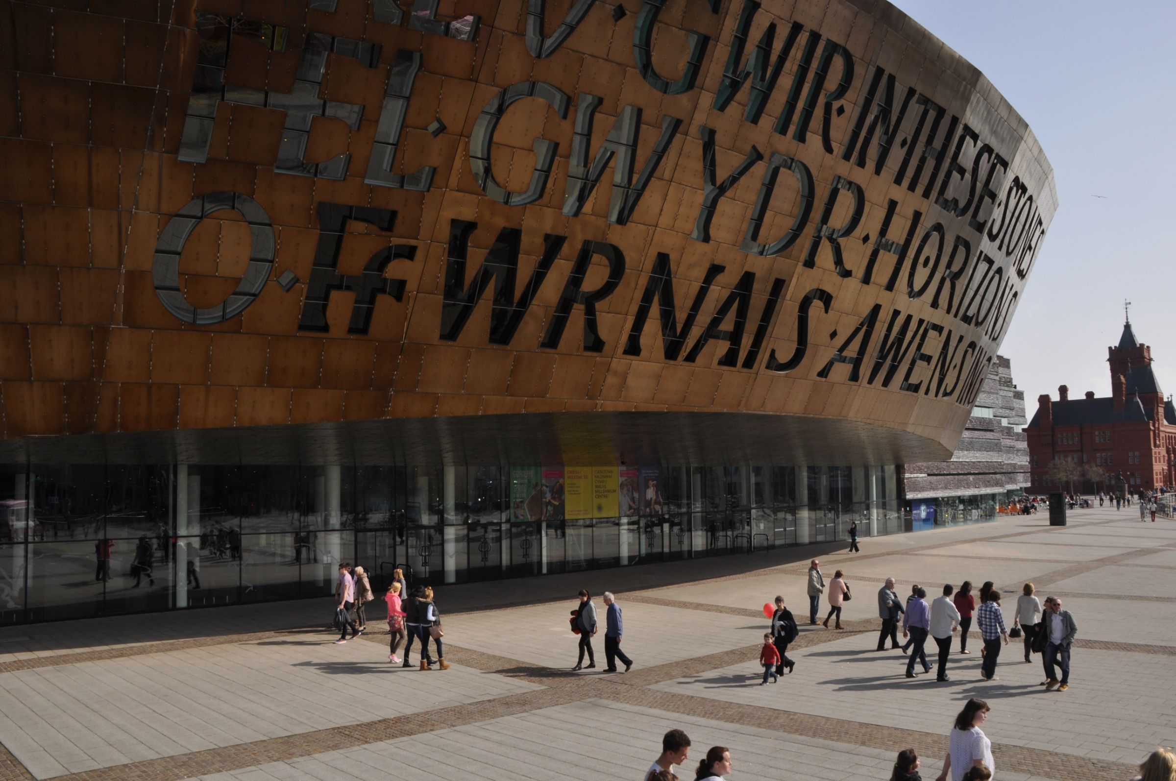 “In these stones, horizons sing.” Wales Millennium Centre, WNO’s home in Cardiff. &copy; Lewis Clarke | Wikimedia Commons