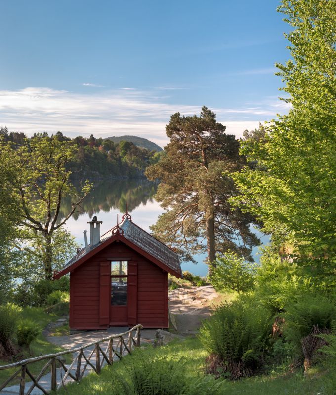 Edvard Grieg's composing hut at Troldhaugen © Dag Fosse / KODE