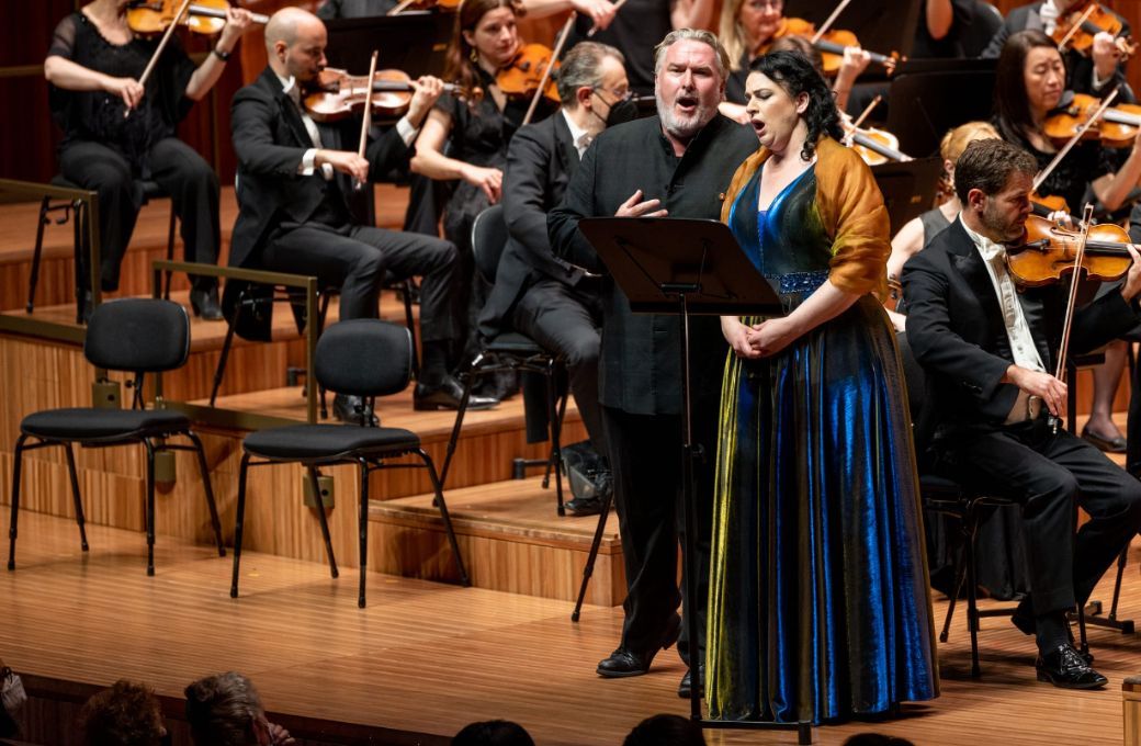 Simon O'Neill (Florestan) and Madeleine Pierard (Leonore) &copy; Sydney Symphony Orchestra