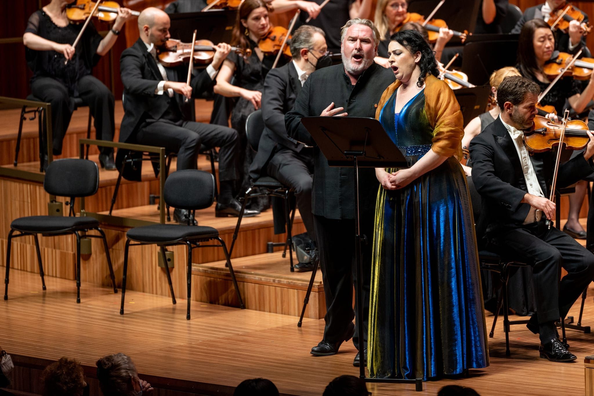 Simon O'Neill (Florestan) and Madeleine Pierard (Leonore) &copy; Sydney Symphony Orchestra
