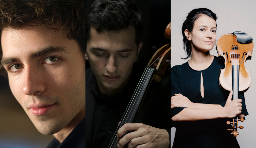 Alexandre Kantorow, Aurélien Pascal, Liya Petrova © Jean-Baptiste Millot / Béatrice Cruveiller / Marco Borggreve