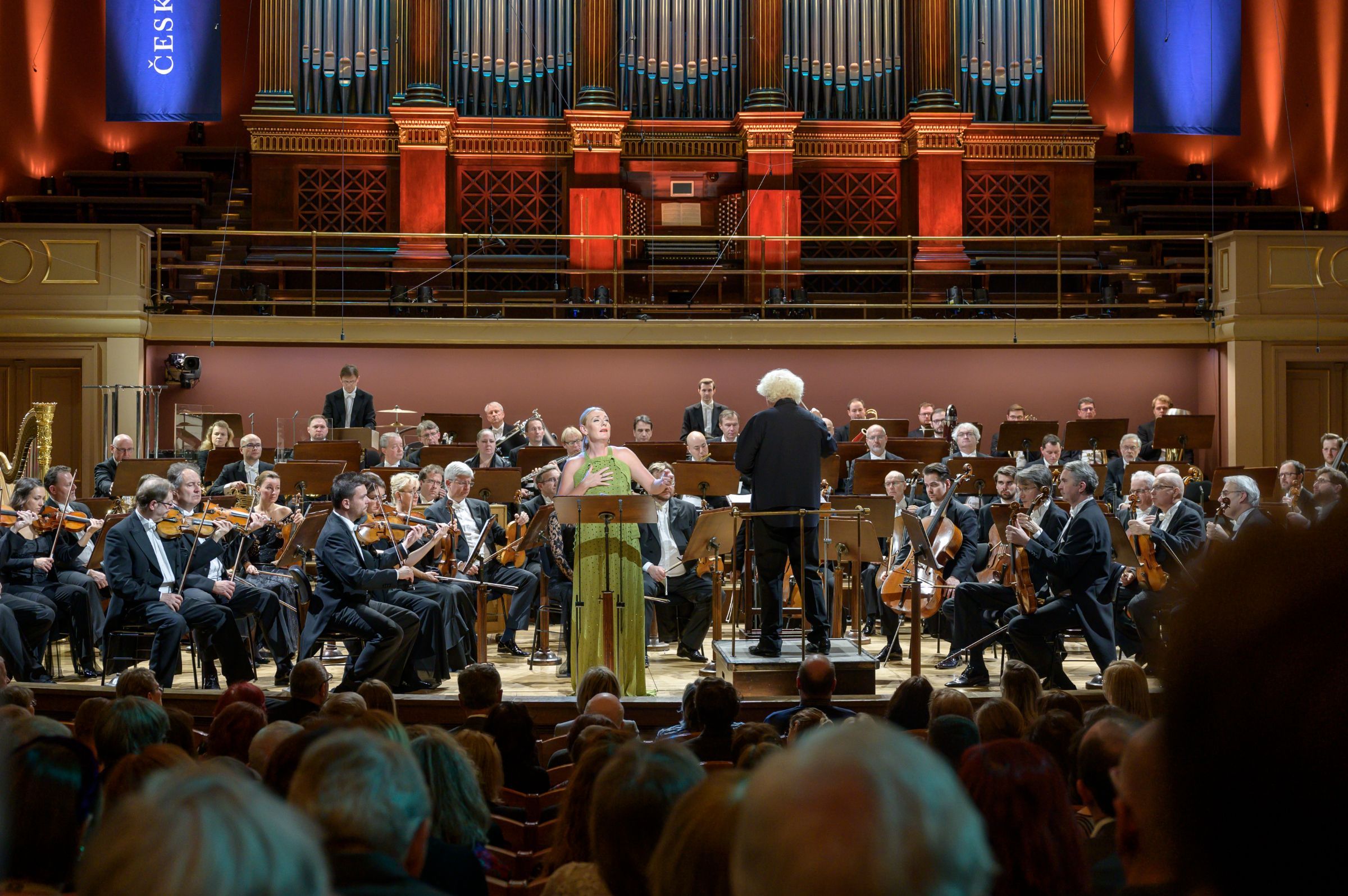 Magdalena Kožená, Sir Simon Rattle and the Czech Philharmonic &copy; Petra Hajska