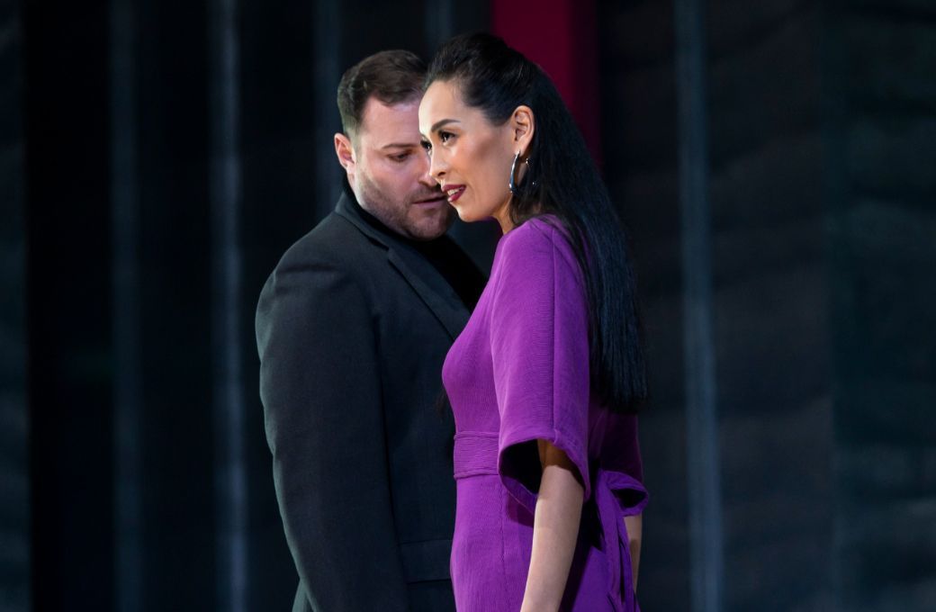 Michael Petruccelli (Jason) and Cathy-Di Zhang (Cr&eacute;use) &copy; Cassandra Hannagan