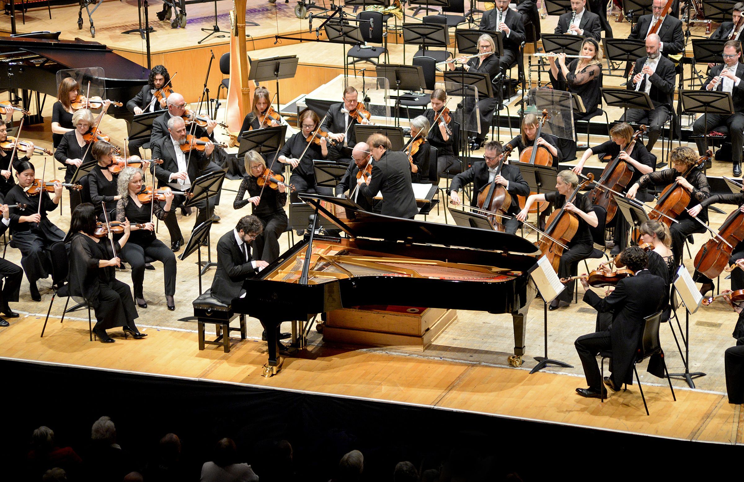 Roman Rabinovich, Ludovic Morlot and the RSNO © Jessica Cowley