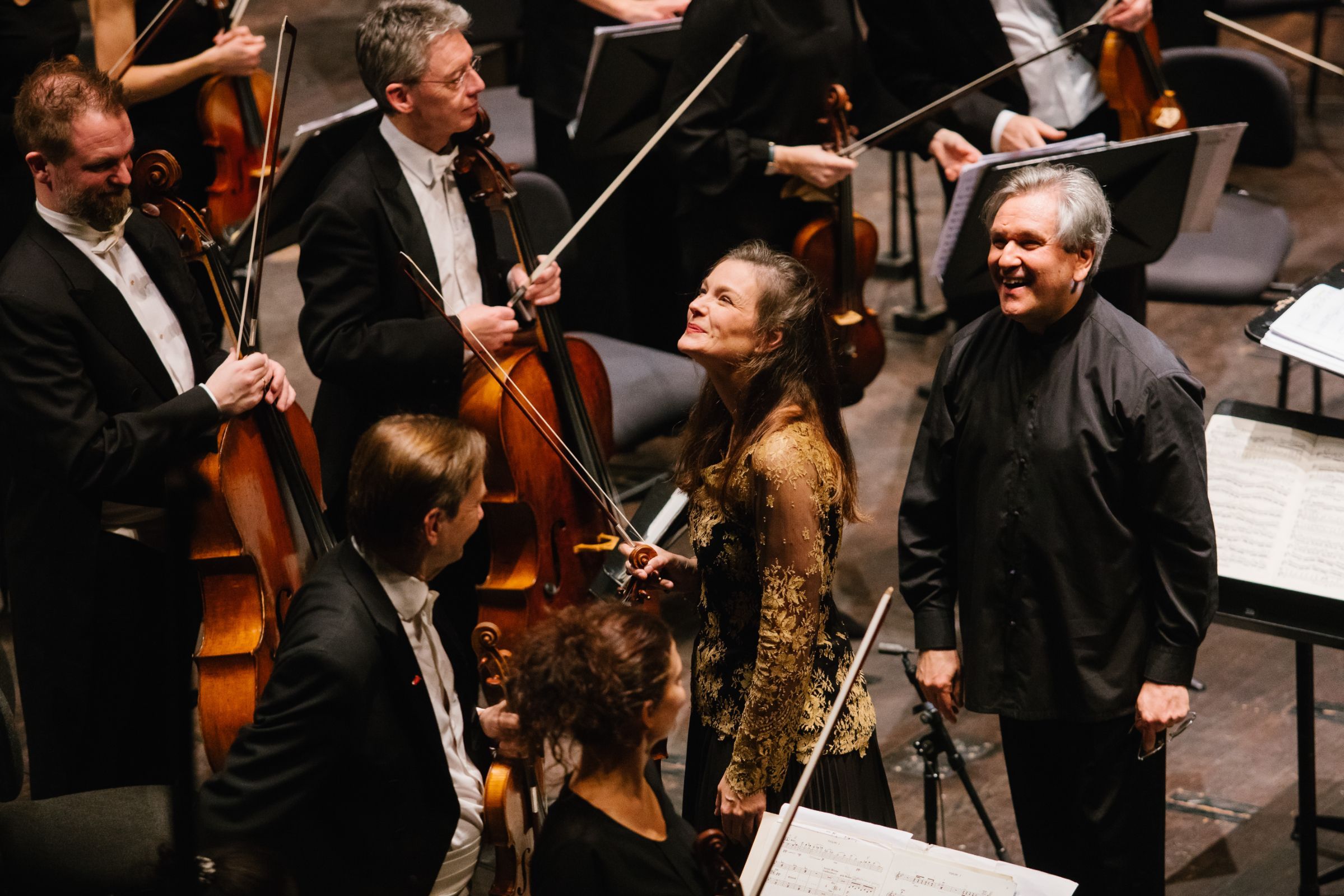 Janine Jansen, Sir Antonio Pappano and the Chamber Orchestra of Europe &copy; Antwerp Symphony Orchestra | Jesse Willems