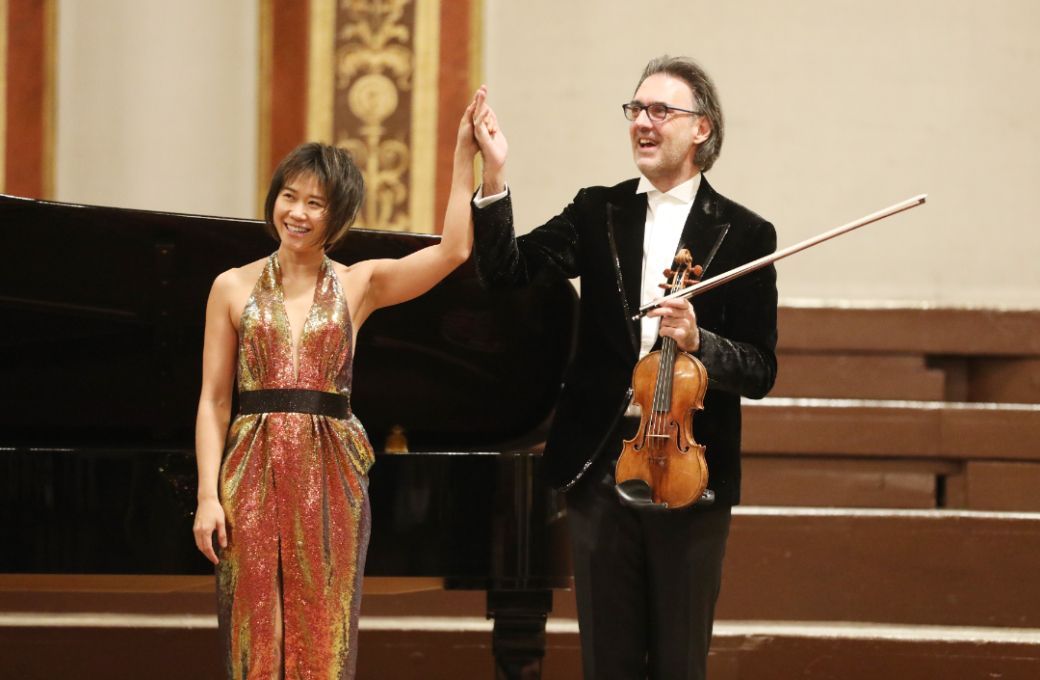 Opposites attract: Yuja Wang and Leonidas Kavakos at the Musikverein | Bachtrack