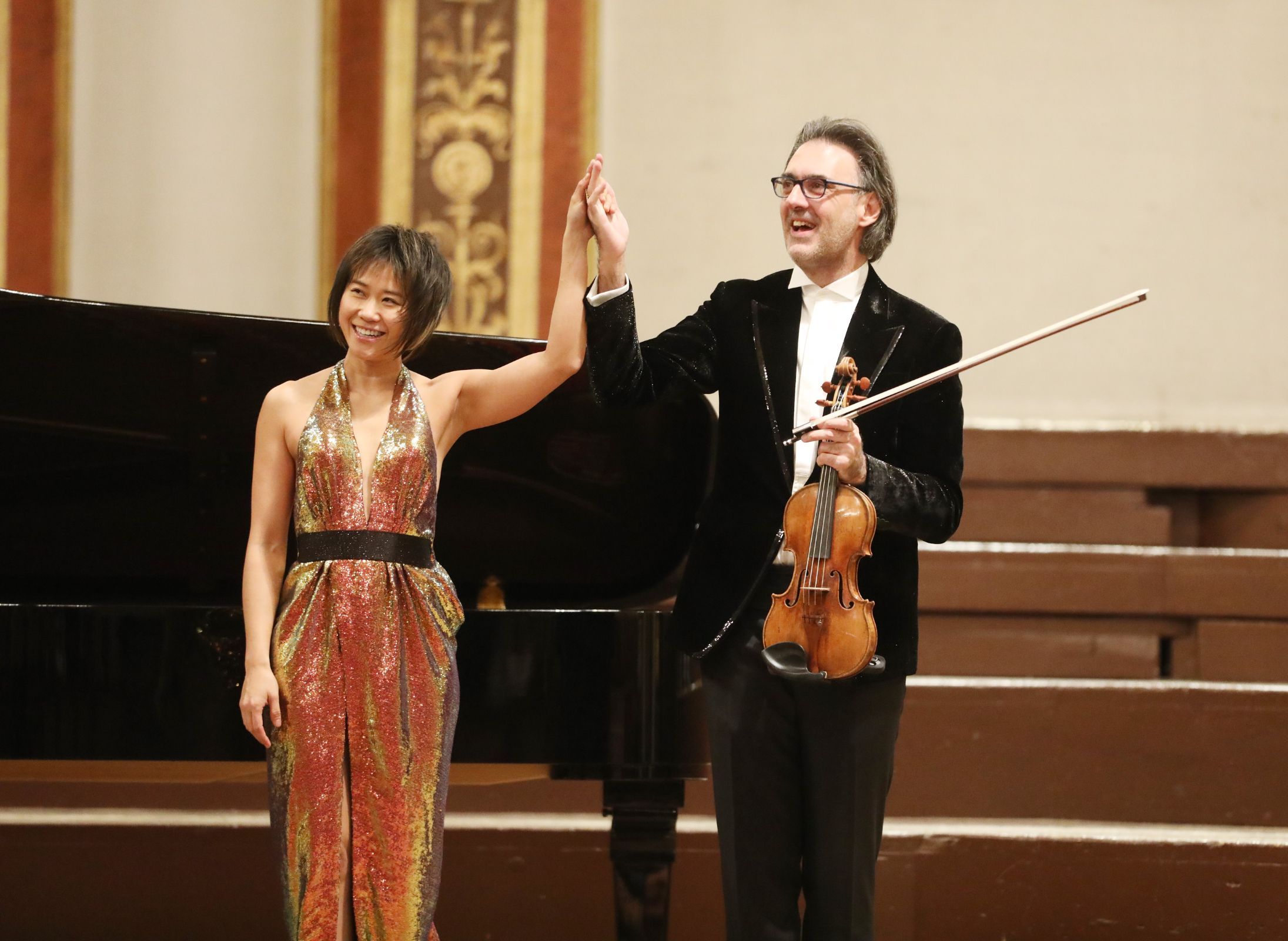 Yuja Wang and Leonidas Kavakos &copy; Dieter Nagl