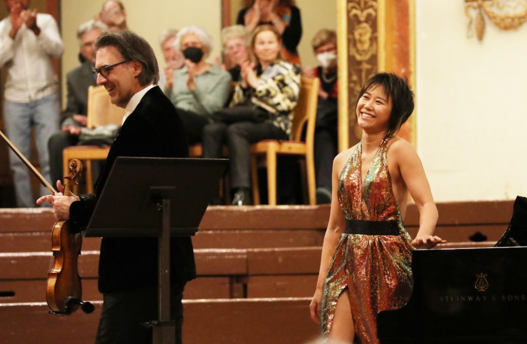 Opposites attract: Yuja Wang and Leonidas Kavakos at the Musikverein | Bachtrack