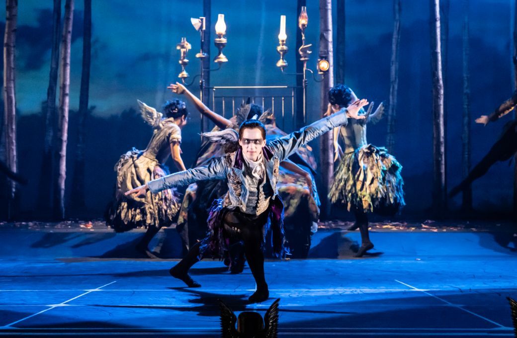 Dominic North (Count Lilac) and New Adventures Dancers © Johan Persson