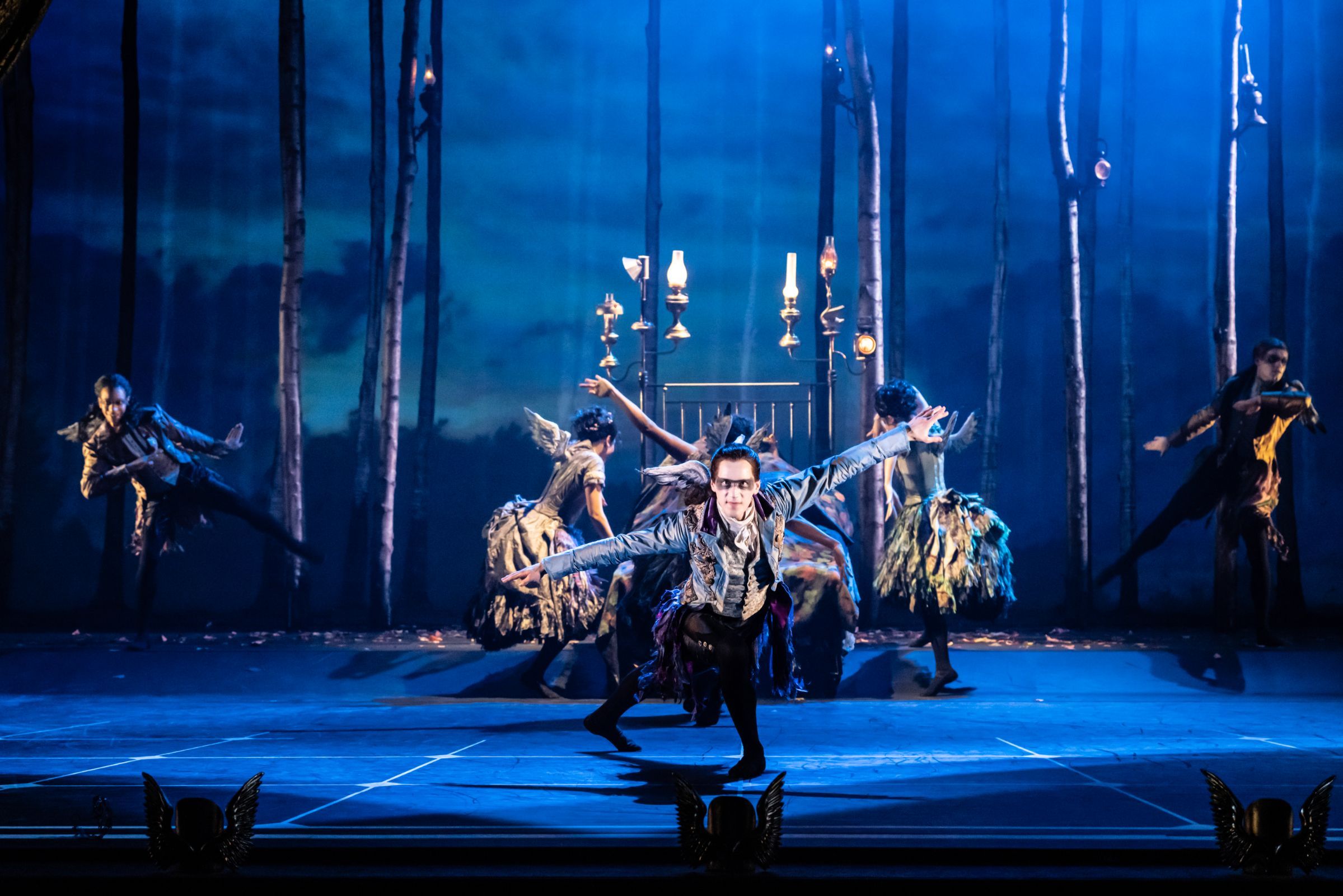 Dominic North (Count Lilac) and New Adventures Dancers &copy; Johan Persson